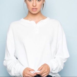 Brandy Melville White Long-sleeve